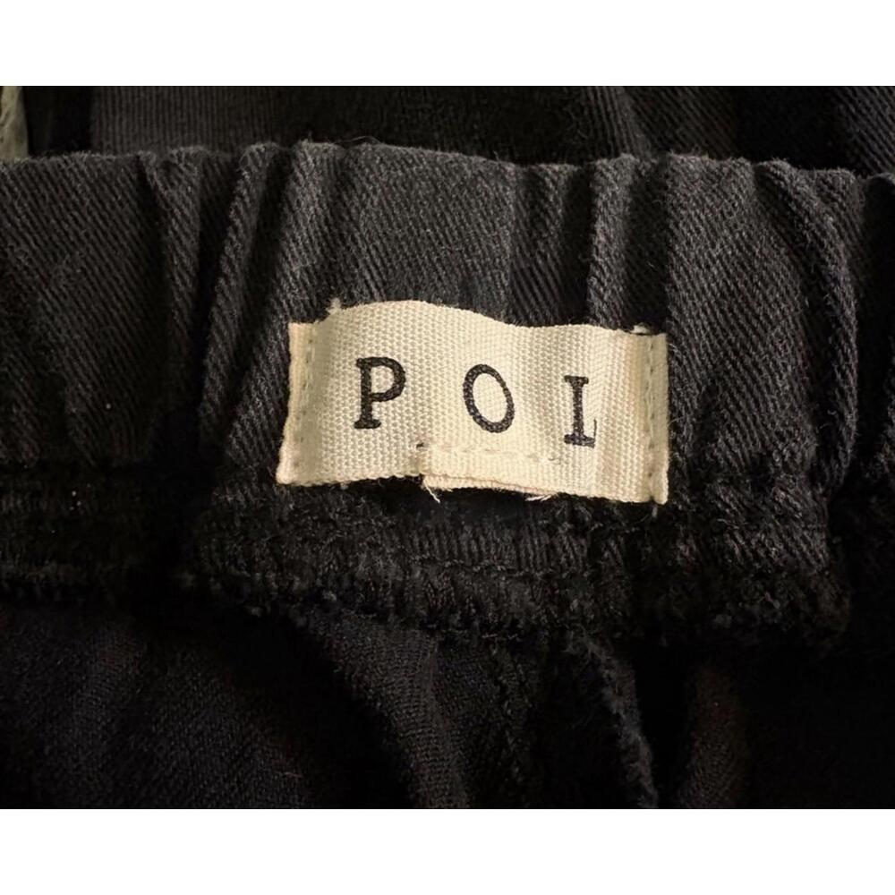 POL Black Patchwork Star Pants Large NIP 100% Cot… - image 4